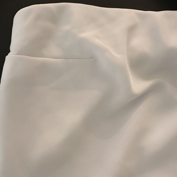 NWT Abercrombie & Fitch MEDIUM White Lined Strapless Top NEW - Picture 4 of 10